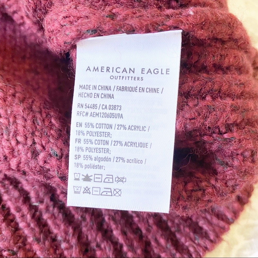 AMERICAN EAGLE Cable Knit Sweater Dress Medium NEW NWOT - Picture 5 of 8